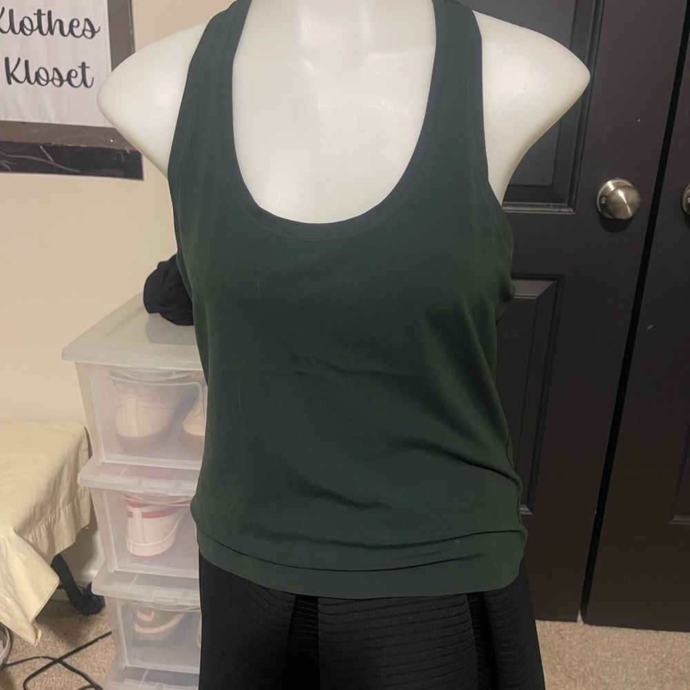 Lululemon Athletica Forest Green Tank Top